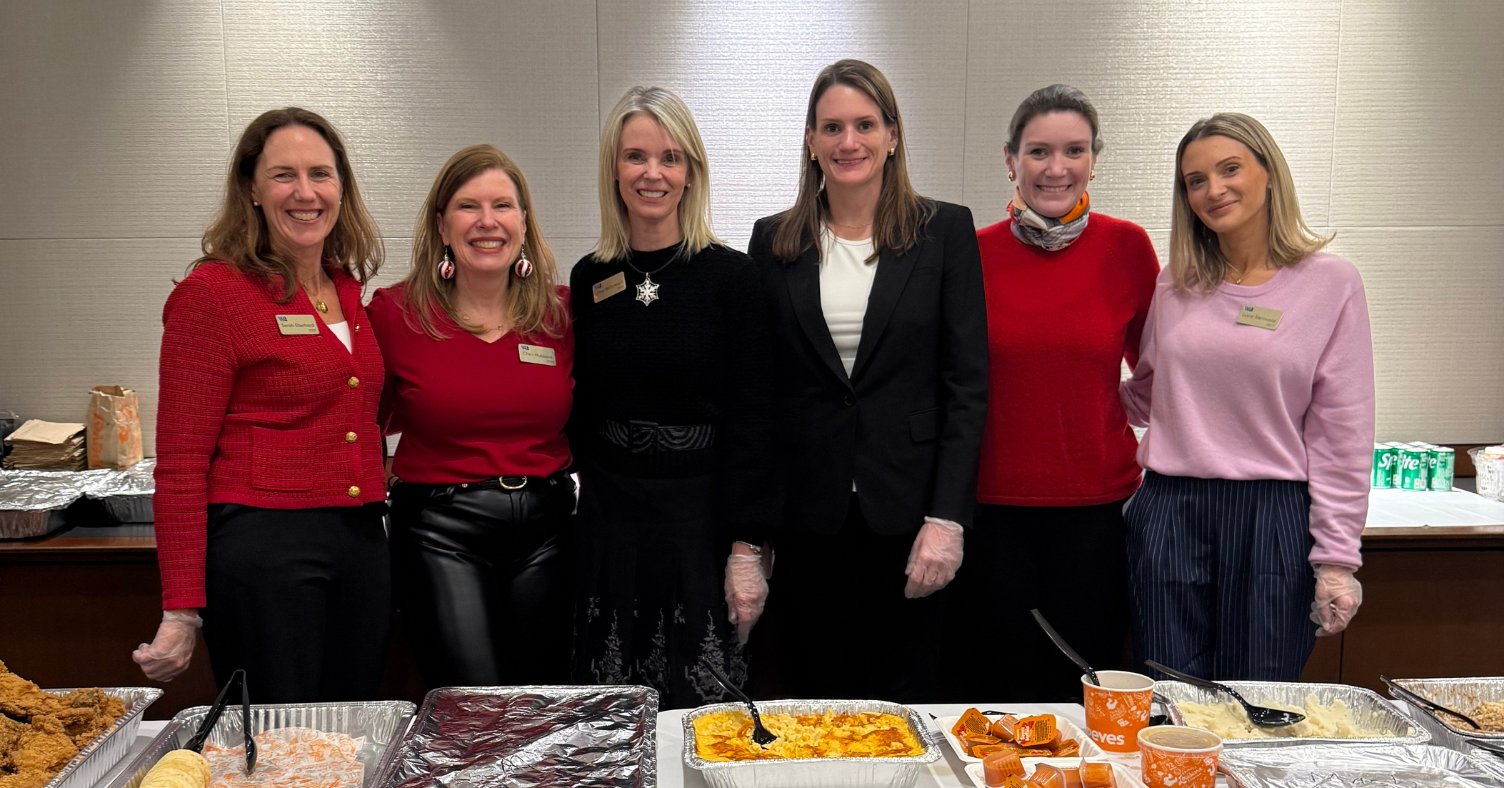 Board members at the 2025 Women's Clinic Holiday Party